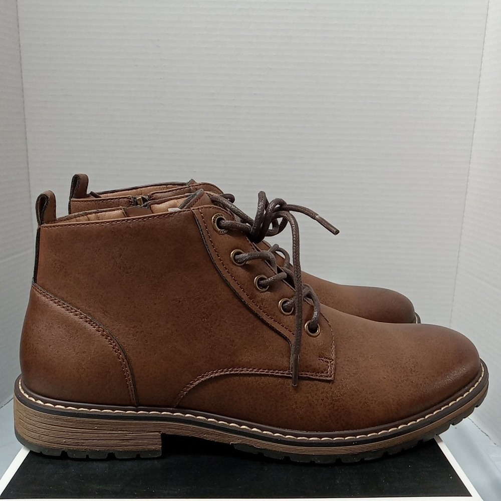 Madden‎ Mtrenton Brown Sued Suede Leather Men's Shoes Size 8.5